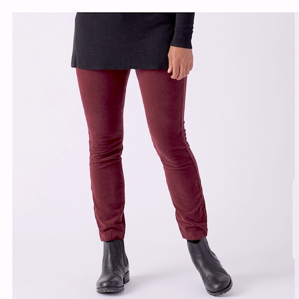 Duluth Trading Co Womens Corduroy High Rise Skinny Ankle Pants SZ  10 Regular